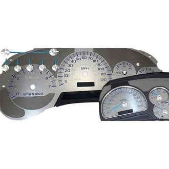 US Speedo® - Stainless Steel Gauge Face Kits