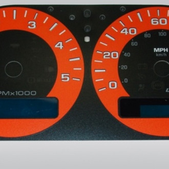 US Speedo® - Daytona Edition Gauge Face Kit, Orange