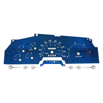 US Speedo® - Aqua Edition Gauge Face Kit, 100 MPH