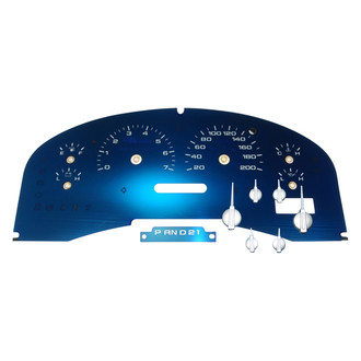 US Speedo® - Aqua Edition Gauge Face Kit, 120 MPH