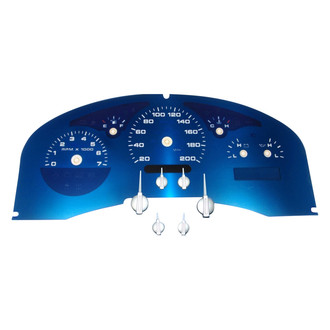 US Speedo® - Aqua Edition Gauge Face Kit, 120 MPH