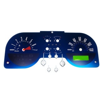 US Speedo® - Aqua Edition Gauge Face Kit, 120 MPH, 7000 RPM