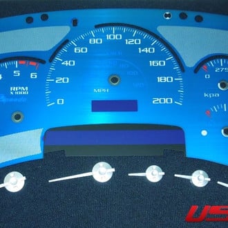US Speedo® - Aqua Edition Gauge Face Kit, 200 KMH