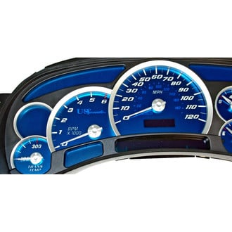 US Speedo® - Aqua Edition Gauge Face Kit, 120 MPH