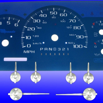 US Speedo® - Aqua Edition Gauge Face Kit, 120 MPH