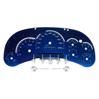 US Speedo® - Aqua Edition Gauge Face Kit, 120 MPH