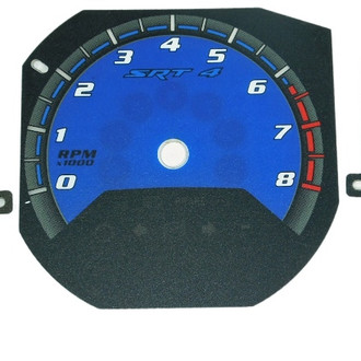 US Speedo® - Daytona Edition Gauge Face Kit, Blue, 180 MPH