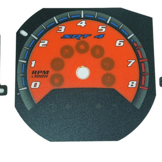US Speedo® - Daytona Edition Gauge Face Kit, Orange, 180 MPH