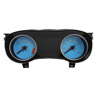 US Speedo® - Daytona Edition Gauge Face Kit, Blue, 160 MPH