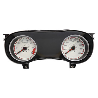 US Speedo® - Daytona Edition Gauge Face Kit, White, 180 MPH