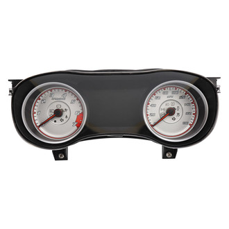 US Speedo® - Daytona Edition Gauge Face Kit, Silver, 180 MPH