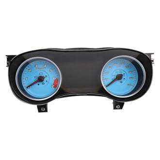 US Speedo® - Daytona Edition Gauge Face Kit, Blue, 180 MPH