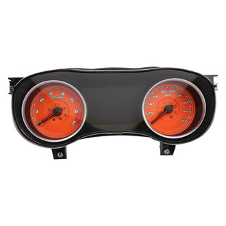 US Speedo® - Daytona Edition Gauge Face Kit, Orange, 180 MPH