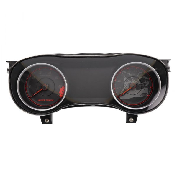 US Speedo® - Daytona Edition Gauge Face Kit, Black, 180 MPH