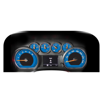 US Speedo® - Daytona Edition Gauge Face Kit, Blue, 140 MPH