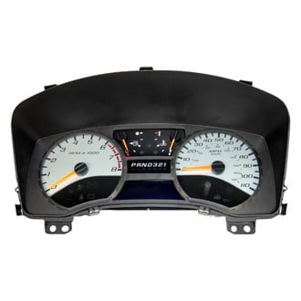 US Speedo® - Daytona Edition Gauge Face Kit, Silver, 110 MPH