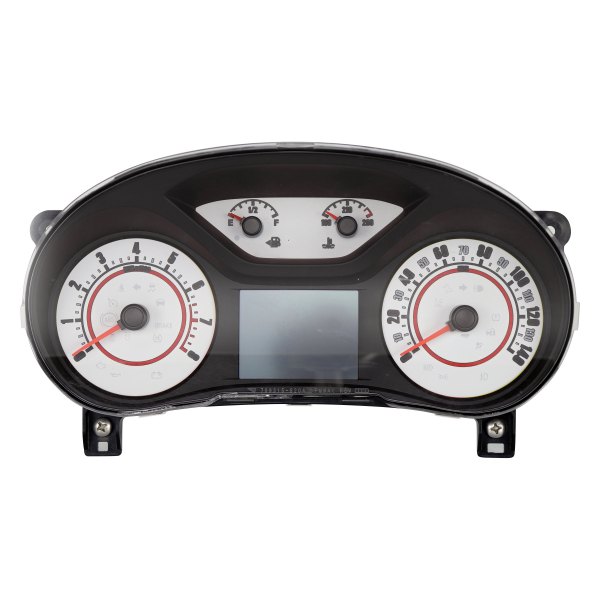 US Speedo® - Daytona Edition Gauge Face Kit with White Night Lettering Color, White, 140 MPH, 8000 RPM