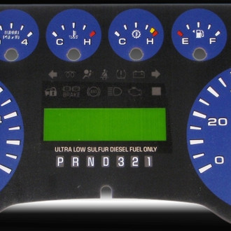 US Speedo® - Daytona Edition Gauge Face Kit, Blue