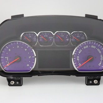 US Speedo® - Daytona Edition Gauge Face Kit, Purple, 140 MPH