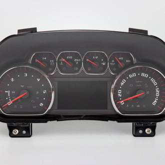 US Speedo® - Daytona Edition Gauge Face Kit, Black, 140 MPH