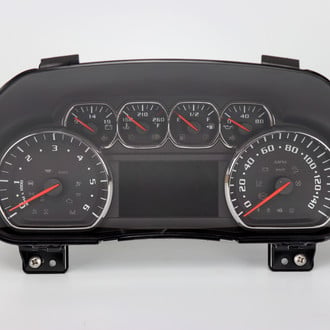 US Speedo® - Daytona Edition Gauge Face Kit, Black, 140 MPH