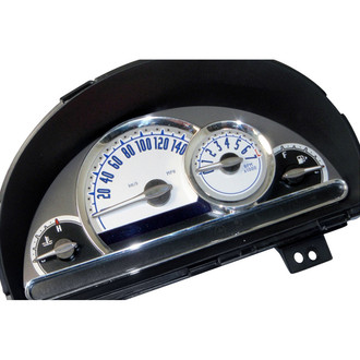 US Speedo® - Daytona Edition Gauge Face Kit, Silver