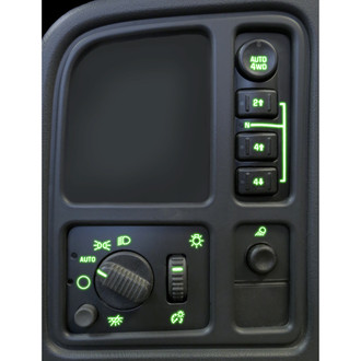 US Speedo® - LED Left Side Dashboard Lighting Kit