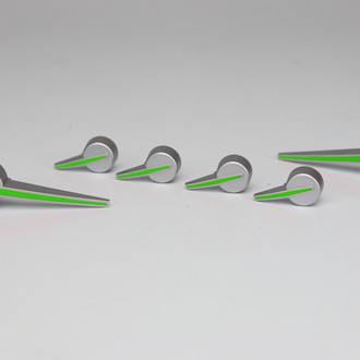 US Speedo® - Speedometer Needle Kit with Satin Hub, Green