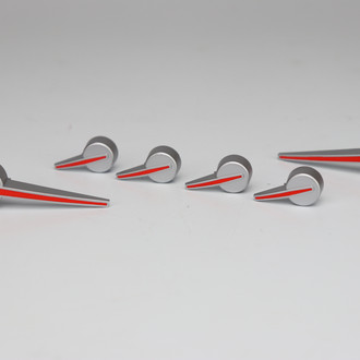 US Speedo® - Speedometer Needle Kit with Satin Hub, Red