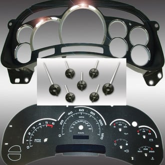 US Speedo® - Escalade Edition Gauge Face Kit (LED Ready), Orange, 120 MPH