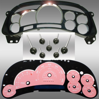 US Speedo® - Escalade Edition Gauge Face Kit, Pink, 120 MPH