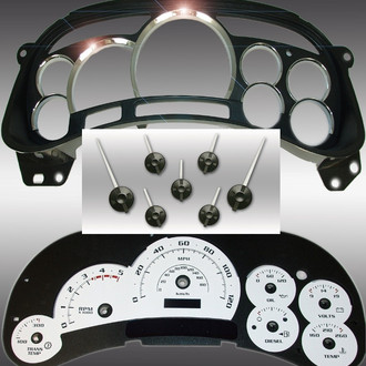 US Speedo® - Escalade Edition Gauge Face (LED Ready), White, 120 MPH