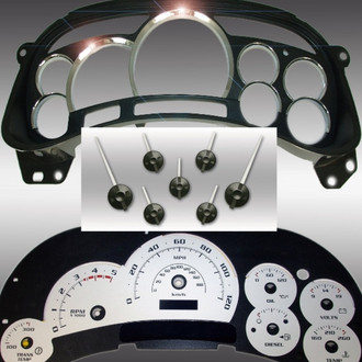 US Speedo® - Escalade Edition Gauge Face (LED Ready), Black, 120 MPH