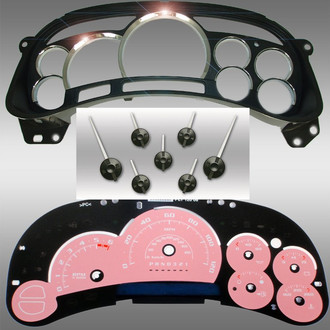 US Speedo® - Escalade Edition Gauge Face, Pink, 200 KMH