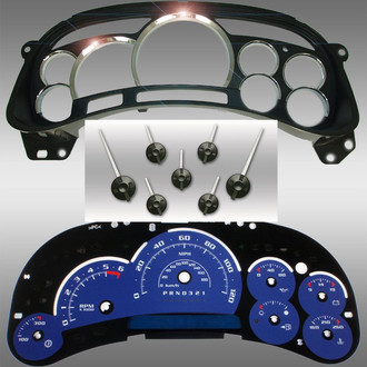 US Speedo® - Escalade Edition Gauge Face, Blue, 120 MPH