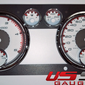 US Speedo® - Daytona Edition Gauge Face Kit, White