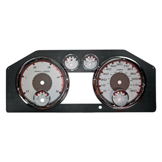 US Speedo® - Daytona Edition Gauge Face Kit, Silver