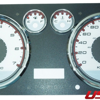 US Speedo® - Daytona Edition Gauge Face Kit, White