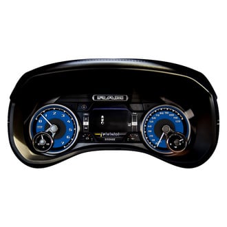 US Speedo® - Daytona Edition Gauge Face Kit, Blue, 120 MPH, 7000 RPM