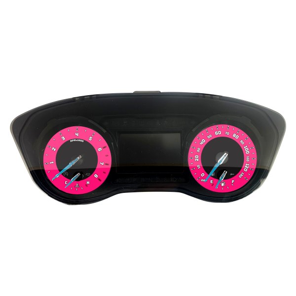 US Speedo® - Daytona Edition Gauge Face Kit, Pink, 130 MPH