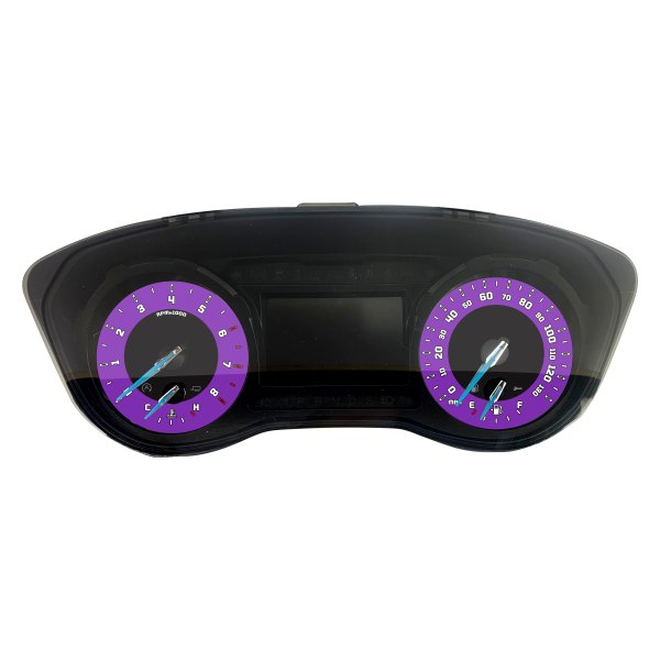 US Speedo® - Daytona Edition Gauge Face Kit, Purple, 130 MPH