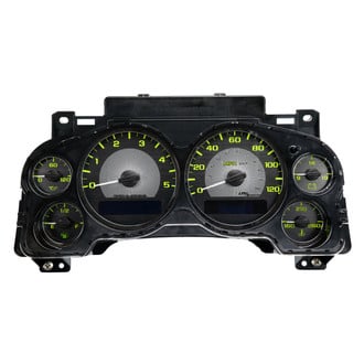 US Speedo® - Stealth Edition Gauge Face Kit, 120 MPH