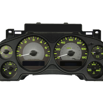 US Speedo® - Stealth Edition Gauge Face Kit, 120 MPH