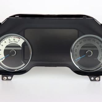 US Speedo® - Stainless Steel Gauge Face Kit with Black Numbers, 120 MPH