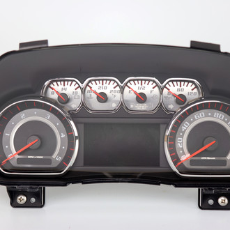 US Speedo® - Stainless Steel Gauge Face Kits, 140 MPH