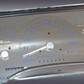 US Speedo® - Stainless Steel Gauge Face Kit