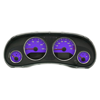US Speedo® - Daytona Edition Style 2 Gauge Face Kit, Purple, 100 MPH