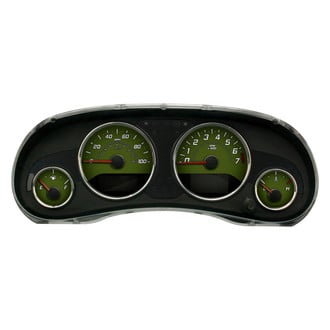 US Speedo® - Daytona Edition Style 1 Gauge Face Kit, Mil Green, 100 MPH, 7000 RPM