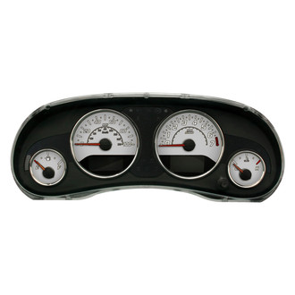 US Speedo® - Daytona Edition Style 1 Gauge Face Kit, Silver, 100 MPH, 7000 RPM