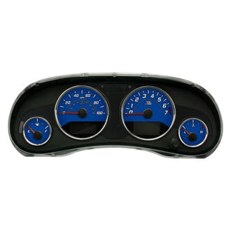 US Speedo® - Daytona Edition Style 1 Gauge Face Kit, Blue, 100 MPH, 7000 RPM
